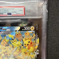 PSA 9 Pikachu V-Union Pokemon Jumbo Card Promo Vintage Nintendo English 2021 - Image 5