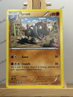 Pokemon TCG * Tyrunt * 61/111 * Furious Fists * Uncommon * Regular * 2014 - Image 1