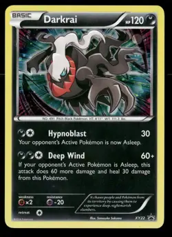 Darkrai XY22 Holo Promo XY Promo Pokemon LP - Image 1