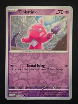 TINKATINK - 102 / 193 - Reverse Holo - LP - Paldea Evolved - Image 1