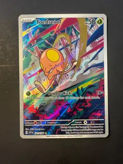 2024 Pokemon Scarlet Violet Toedscool 201 /198 Full Art Illustration Rare holo - Image 1