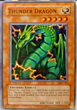 Thunder Dragon MRD-097 - Metal Raiders 1st Edition - Image 1