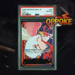PSA 10 Uta OP06-001 EB02 SP Anime 25th Collection ONE PIECE Card Japanese 2025 - Image 1