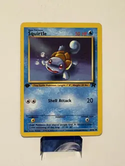 1st Edition Squirtle 68/82 Team Rocket Pokemon TCG Vintage WOTC Card LP+ - Image 1