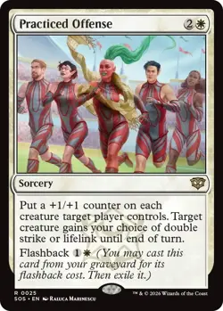 Practiced Offense Near Mint 25 Secrets of Strixhaven Foil - Image 1