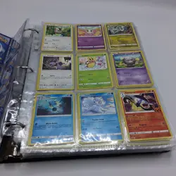 Pokemon Ultra Pro Pikachu Binder Lot w/ 500+ Cards Holos Rares Commons Energy - Image 5