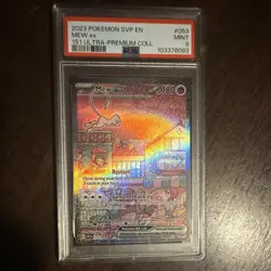 Pokemon TCG Mew ex 053 SV Promo Cards UPC Holo Eng 2023 PSA 9 Pokemon - Image 1