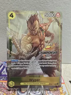 One Piece Promotion Cards Wyper (CS 25-26 Celebration Pack) Foil OP08-110 NM - Image 1