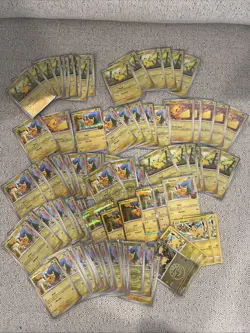 Pikachu Pokemon Card Lot 100x Bulk Collection Lot Reverse Holos - Image 1