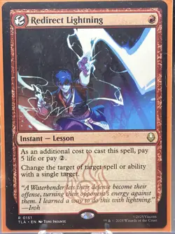 Redirect Lightning 0151 Regular Avatar: The Last Airbender MTG - Image 2