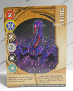 Bakugan Card - Sting - Copper Gate Card - BA267 - 24/48c - 2008 - Image 1
