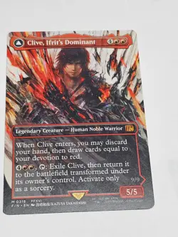 Clive, Ifrit's Dominant | Borderless | NM | FIN | M 0318 | Magic: The Gathering - Image 1