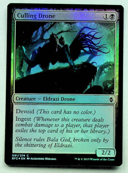 Culling Drone - Foil - Battle for Zendikar Ed. - 2015 - Magic Card - Image 1