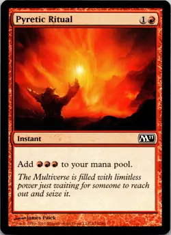 Pyretic Ritual 153 Common Magic 2011 (M11) MTG Near Mint - Image 1