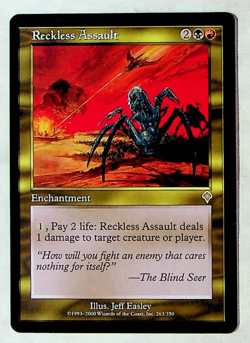 Reckless Assault - Invasion Edition - Magic The Gathering Card - Image 1