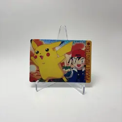 Pokemon Card - Pikachu & Ash #25 - Vending Machine - Holo - Image 1