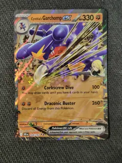 CYNTHIA' S GARCHOMP EX - 104/182 - DESTINED RIVALS - DOUBLE RARE - POKEMON CARD - Image 1