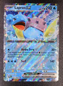 PRINT ERROR Lapras ex 022/088 ME03: Perfect Order Double Rare Pokemon TCG NM/M - Image 1