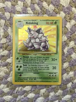 Pokemon TCG Nidoking Base Set 11/102 Holo 1999-2000 Wizards Base Set... - Image 1