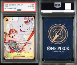 PSA 10 Nami OP11-041 Zeus OP11-106 Seq Set Parallel Alt Art One Piece Card JPN - Image 3
