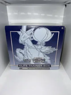 Pokemon Sword & Shield Chilling Reign Elite Trainer Box Ice Rider Calyrex - Image 1