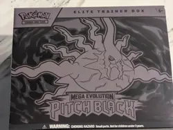 Pokemon Mega Evolution Pitch Black Elite Trainer Box Factory Sealed New - Image 4