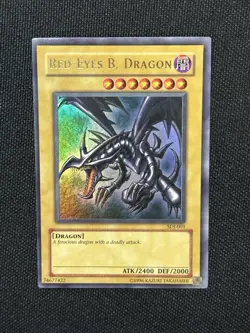 Red-Eyes B. Dragon SDJ-001 Ultra Unlimited Edition - VLP/NM+ - YuGiOh - Image 1