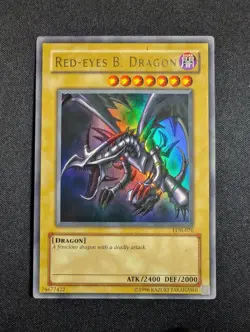 Yugioh - Red-Eyes B. Dragon LOB-070 Unlimited Ultra Rare MP - Image 1