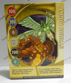 Bakugan Card - Starry Night - Gold Gate Card - BA594 - 12/48q - 2009 - Image 1