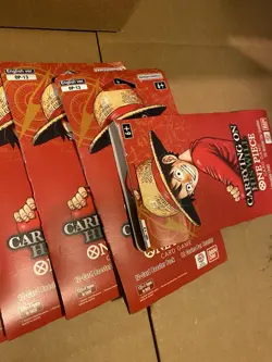One Piece TCG OP-13 Carrying On His Will Sleeved Booster Pack Lot of 7 English - Image 2