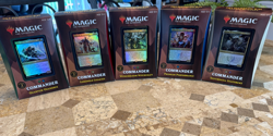 Commander 2021 Strixhaven School of Mages Set of 5 Commander Decks, New/Sealed - Image 1