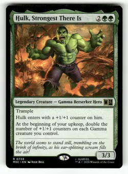 Hulk, Strongest There Is 724 Commander: Marvel Heroes Magic: The Gathering NM - Image 1