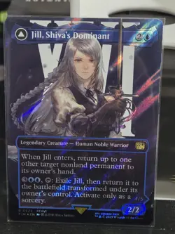 Jill Shiva's Dominant Final Fantasy MTG ~ #523 Borderless NM Surge Foil - Image 1