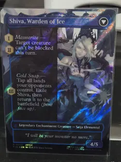 Jill Shiva's Dominant Final Fantasy MTG ~ #523 Borderless NM Surge Foil - Image 2