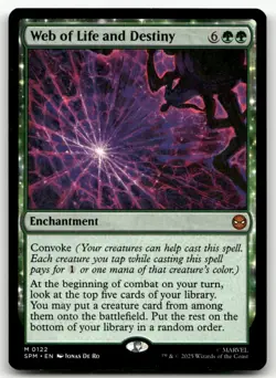 Web of Life and Destiny #122 (NM) Spider-Man SPM Magic MTG - Image 1