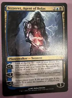 Mtg Tezzeret, Agent Of Bolas Plainswalker Mythic Rare Played - Image 1