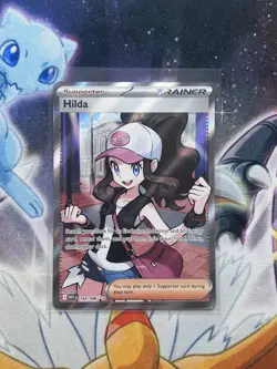 Hilda 164/086 Full Art Ultra Rare White Flare Holo Pokemon TCG Card NM - Image 1
