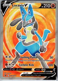 Lucario V - SWSH213 SWSH: Sword & Shield Promo Cards - Pokemon Card - NM - Image 1