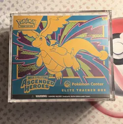 Pokemon Center Ascended Heroes ETB & Acrylic Case Elite Trainer Box SEALED PC - Image 1