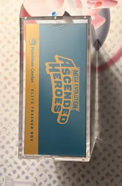 Pokemon Center Ascended Heroes ETB & Acrylic Case Elite Trainer Box SEALED PC - Image 3