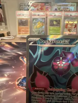 Pokemon Pecharunt EX 85/64 Full Art Ultra Rare Shrouded Fable NM Condition - Image 2