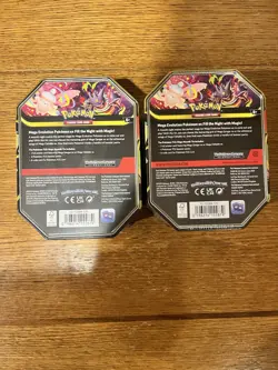 Pokemon TCG Mega Moonlit Tin Mega Gengar ex Sealed Lot Of 2 New - Image 2