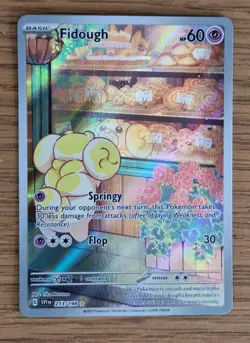 Pokemon TCG Card Fidough 213/198 Scarlet & Violet Illustration Rare - NM - Image 1