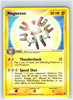 Magneton 27/112 Rare FireRed & LeafGreen Pokemon Lightly Played - Image 1