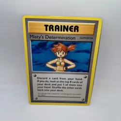 Misty's Determination 80/108 Uncommon Evolutions Pokemon Moderately Played - Image 1