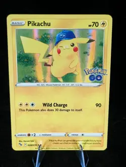 Pokemon Pikachu (28) 028/078 Pokemon GO Holofoil - Image 1