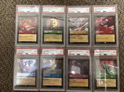 Disney Lorcana Graded Card Slabs Lot of 8 (Promo John Silver) PSA Mint 9’s - Image 1