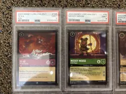 Disney Lorcana Graded Card Slabs Lot of 8 (Promo John Silver) PSA Mint 9’s - Image 2
