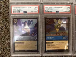 Disney Lorcana Graded Card Slabs Lot of 8 (Promo John Silver) PSA Mint 9’s - Image 4