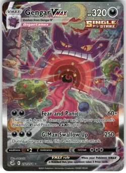 Gengar VMAX 271/264 Swsh08 Fusion Strike Secret Rare Alt Art Holo Eng Light Play - Image 1